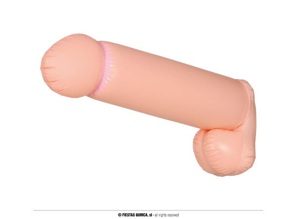 Oppblåsbar penis 1 Oppblåsbar penis - 90cm 
