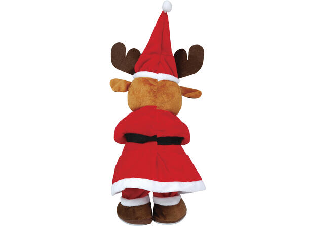 Reinsdyr - Synger og gjentar det du sier 1 Figur med lyd og bevegelse - 40cm 