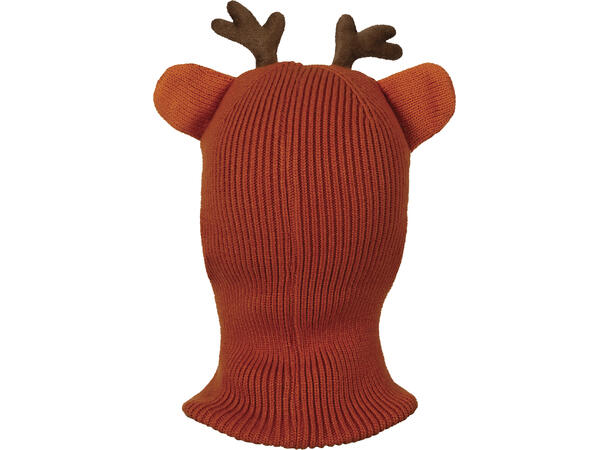 Reinsdyrlue m/hals og horn 1 Lue til barn i polyester - onesize 