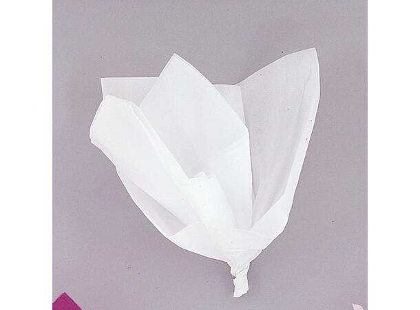 Silkepapir - Hvit 10 stk silkepapir - 50x66cm