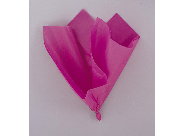 Silkepapir - Mørk Rosa 10 stk silkepapir - 50x66cm