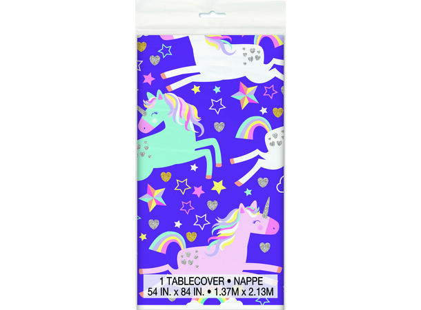 Unicorn 1 Plastikkduk firkantet - 137x214cm