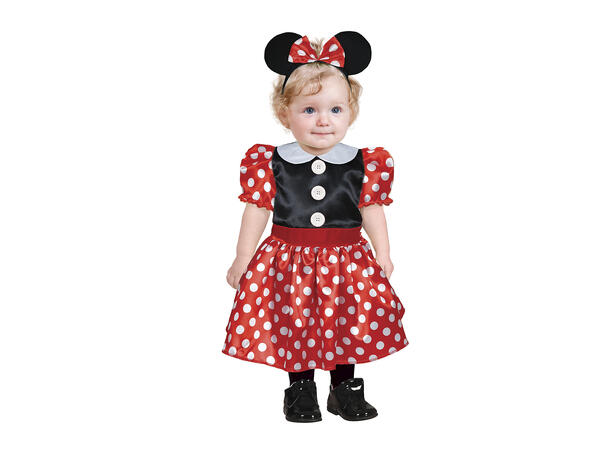Baby - Mini Mus 1 Babykostyme - Str 12-18 Mnd (80cm) 