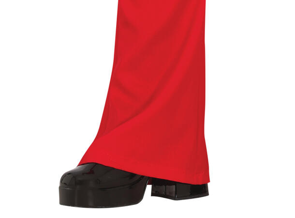 Discodress - Rød 1 Herrekostyme - Str 48-50 (M) 