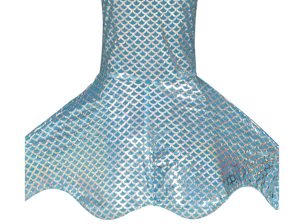 Havfrue - Lyseblå kjole 1 Barnekostyme - Str 5-6 År (123cm) 