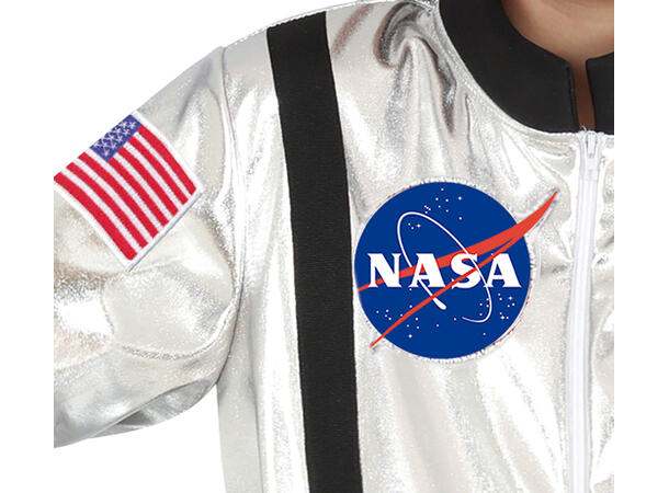 NASA Astronatut - Sølv - Onepiece 1 Barnekostyme - Str 3-4 År (109cm) 