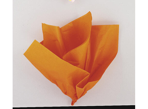 Silkepapir - Oransje 10 stk silkepapir - 50x66cm