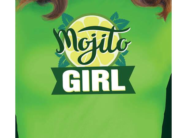 Superheltinne - Miss Mojito 1 Damekostyme - Str 42-44 (L) 