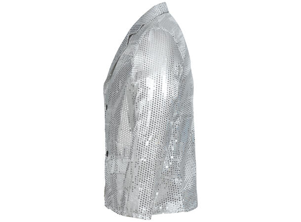 Dressjakke - Sølv m/paljetter 1 Jakke til herre - Str 54-56 (XL) 