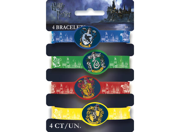 Harry Potter 4 Armbånd i  stetch plast