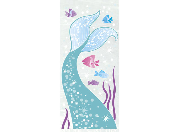 Havfrue 20 Cellofanposer - 28x13cm, inkl lukkere