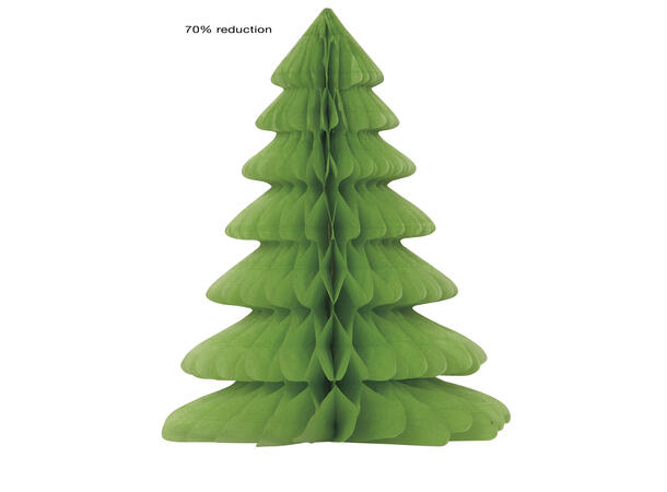 Honeycomb - Juletre 1 Papirdekorasjon - 30cm 