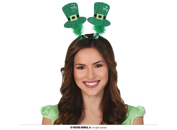 Hårbøyle med hatter - St. Patricks Day 1 Hårbøyle i plast 
