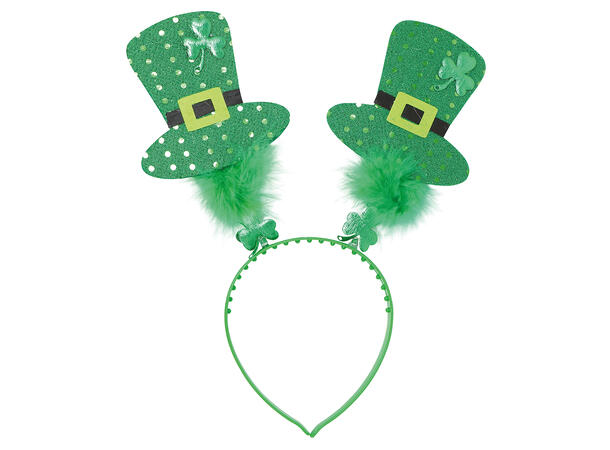Hårbøyle med hatter - St. Patricks Day 1 Hårbøyle i plast 