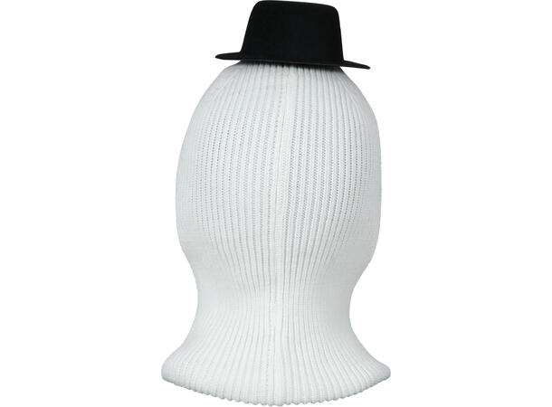 Snømannlue m/hals og hatt 1 Lue til barn i polyester - onesize 