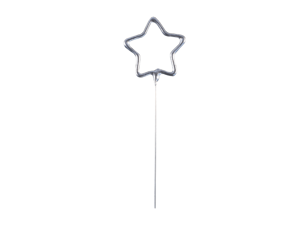 Stjerneskudd - Stjerne - Sølv 1 stjerneskudd - 16cm 
