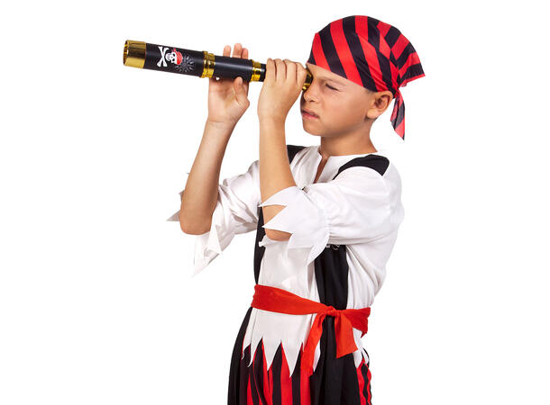 Teleskopkikkert - Pirat 1 Piratkikkert - (32cm full lengde) 