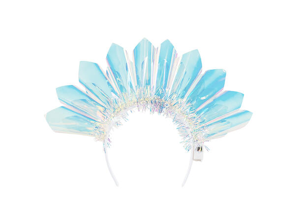 Tiara - Glorie krone med LED-lys 1 Tiara med LED-lys til voksen 