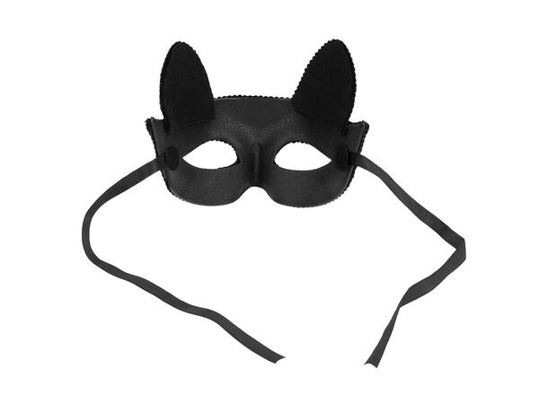 Øyemaske - Sort katt m/stener 1 Øyemaske til voksen 