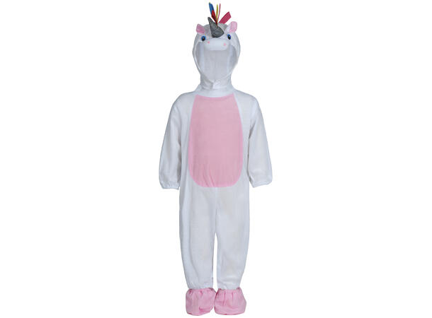 Enhjørning - Onepiece 1 Babykostyme - Str 12-18 Mnd (80cm) 