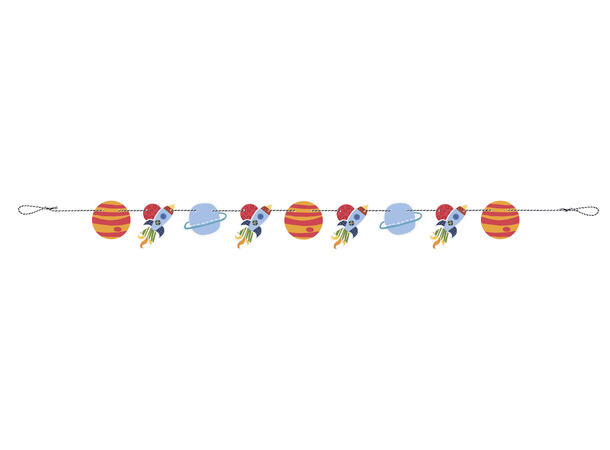 Outer Space 1 Papirbanner - 1,5m