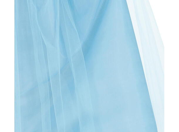 Prinsessekjole - Lyseblå 1 Barnekostyme - Str 7-9 År (137cm) 