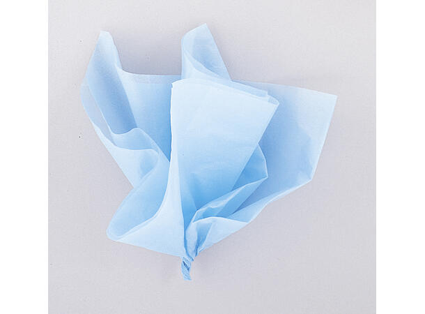 Silkepapir - Lys Blå 10 stk silkepapir - 50x66cm
