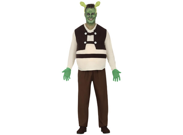 Sumpmonster - Shrek 1 Herrekostyme - Str 48-50 (M) 