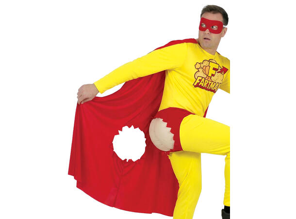 Superhelt - Fartman 1 Herrekostyme - Str 52-54 (L) 