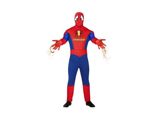 Superhelt - Spider Bar 1 Herrekostyme - Str 48-50 (M) 