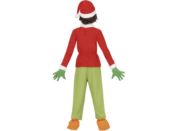 Barnekostyme - Grinch 1 Kostyme til barn - Str 7-9år 