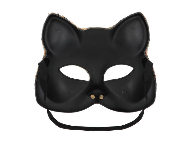 Halvmaske - Felline - Leopard 1 Halvmaske til voksen 