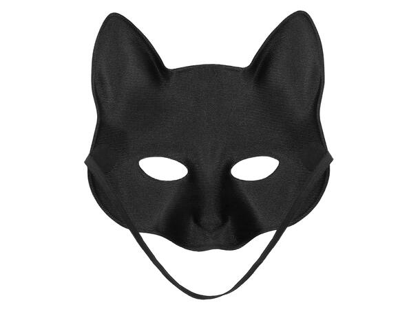 Halvmaske - Villkatt 1 Halvmaske i myk plast til voksen 