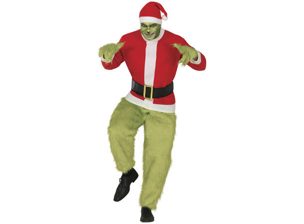 Herrekostyme - Grinch - De-Luxe 1 Herrekostyme - Str 52-54 (L) 