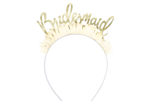 Hårbånd - "Bridesmaid" 4 Hårbånd i nylon