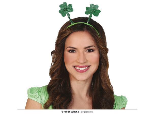 Hårbøyle med kløver - St. Patricks Day 1 Hårbøyle i plast 