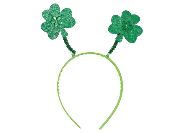 Hårbøyle med kløver - St. Patricks Day 1 Hårbøyle i plast 