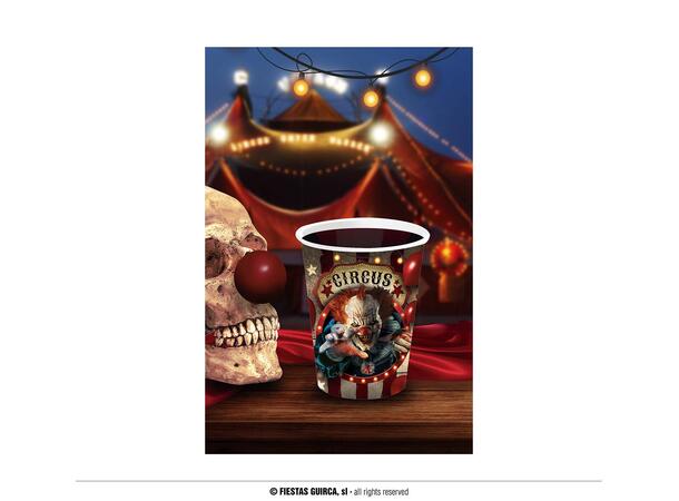 Killer Clown 6 Kopper i papp - 2,4dl 