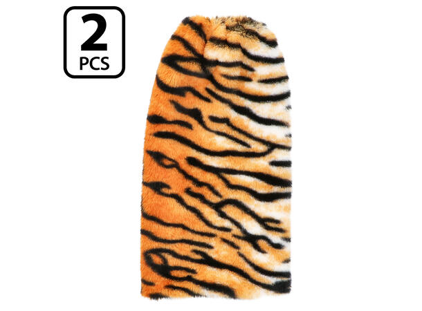 Leggvarmere - Fluffy Tiger 1 Par leggvarmere i kunstig pels 