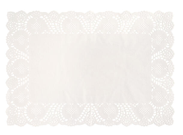 Pynteservietter - Hvit 8 Pynteservietter ( Doilies) - 25x36cm