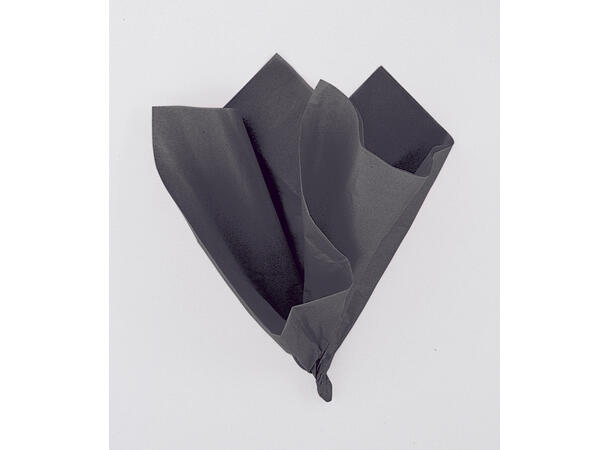 Silkepapir - Sort 10 stk silkepapir - 50x66cm