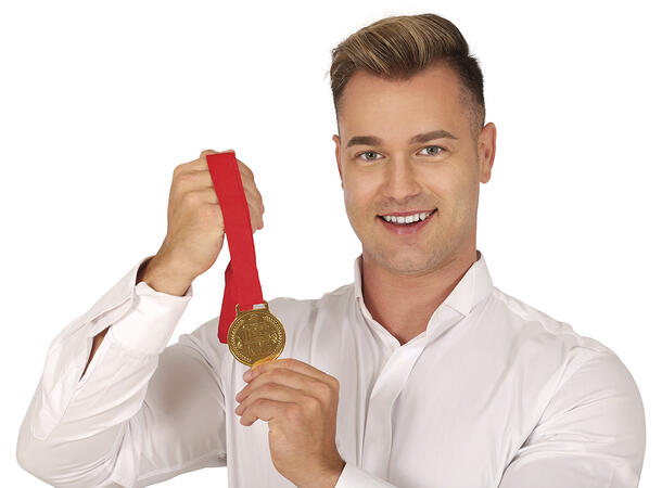 Vinnermedalje - "BEER KING" 1 Medalje i metall - 6cm 