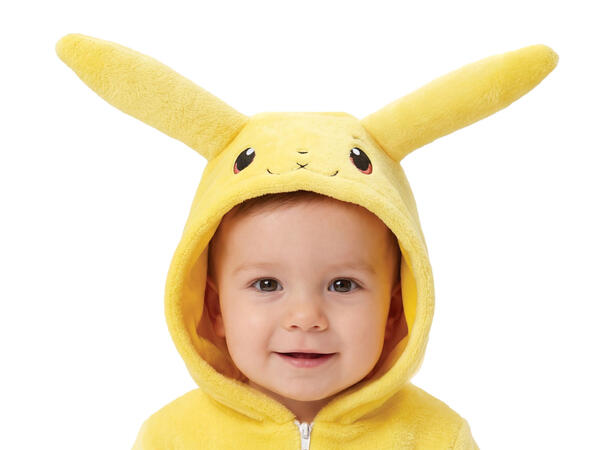 Baby - Pikachu - Onepiece 1 Babykostyme - Str 12-18 Mnd (80cm) 