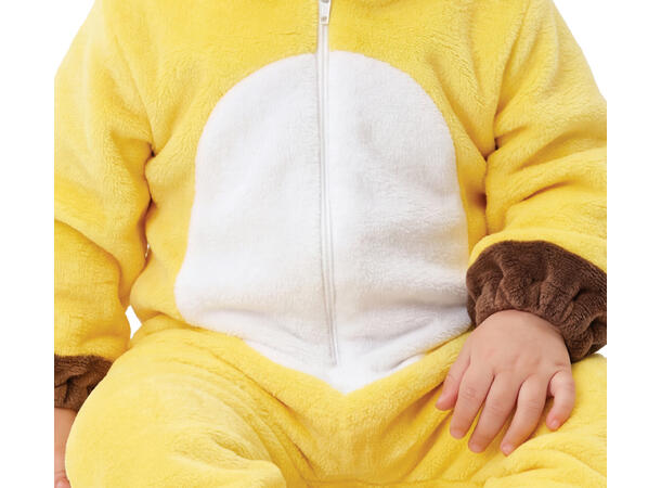 Baby - Pikachu - Onepiece 1 Babykostyme - Str 12-18 Mnd (80cm) 