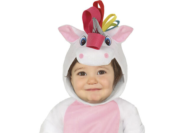 Enhjørning - Onepiece 1 Babykostyme - Str 18-24 Mnd (88cm) 