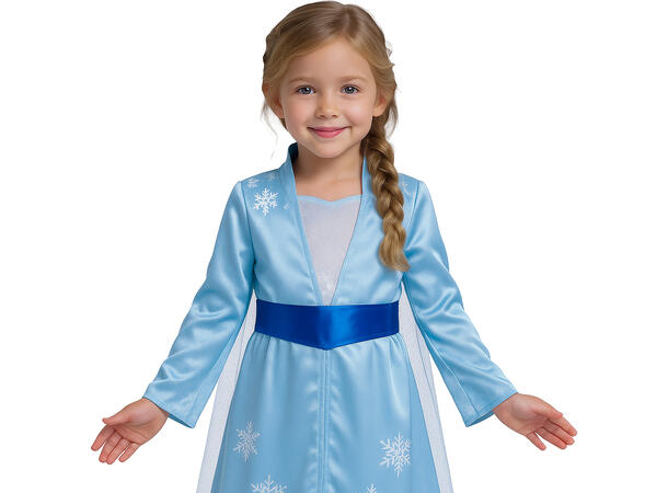 Isprinesse - Barn 1 Barnekostyme - Str 10-12 År (151cm) 