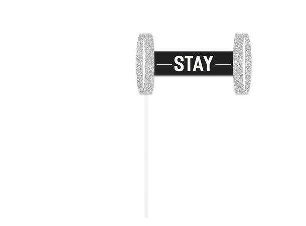 Photoprops - Nyttårsforsett 10 Photoprops i papir på pinne 