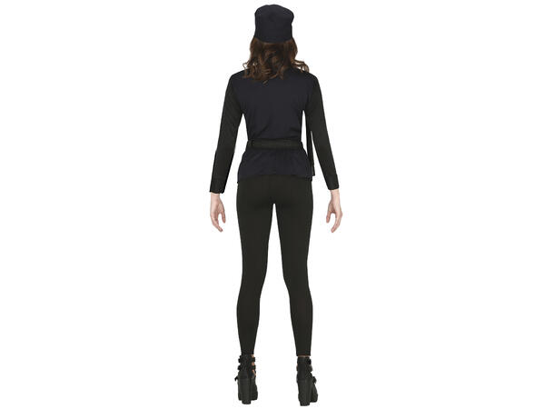 Politikostyme - SWAT Spandex 1 Damekostyme - Str 14-16 År (171cm) 