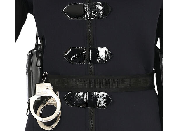 Politikostyme - SWAT Spandex 1 Damekostyme - Str 14-16 År (171cm) 