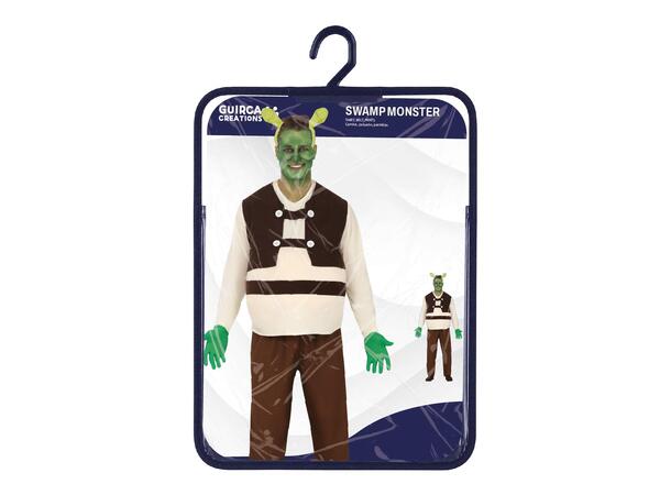 Sumpmonster - Shrek 1 Herrekostyme - Str 52-54 (L) 